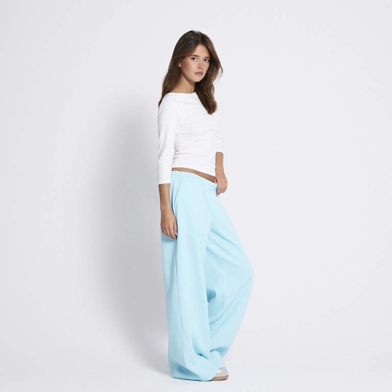 Wide sweatpants "Edina" Turquoise